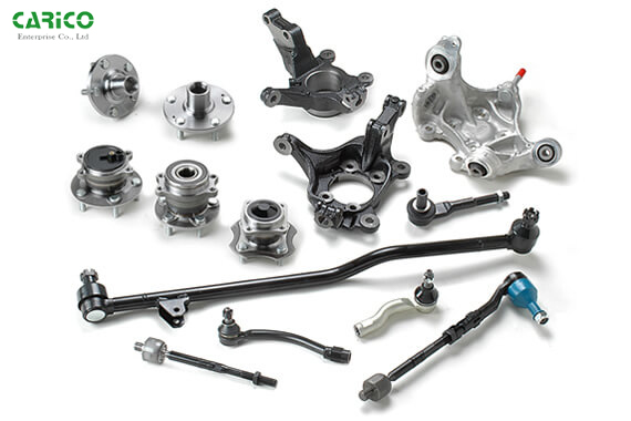 What are the parts of an Automotive Suspension System?