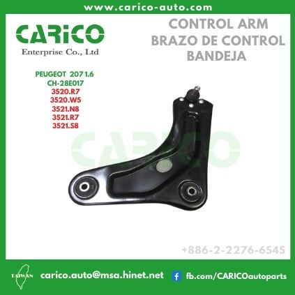 3521 N8｜3521 R7｜3521 S8 - Top Carico Autopartes, Taiwán: Piezas de auto, Fabricante