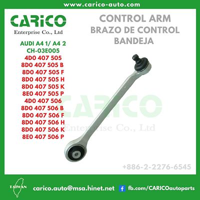 8D0 407 506 B｜8D0 407 506 F｜8D0 407 506 H｜8D0 407 506 K｜8E0 407 506 P - Top Carico Autopartes, Taiwán: Piezas de auto, Fabricante