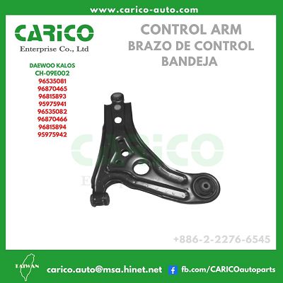 96535081｜96870465｜96815893｜95975941｜9008225 - Top Carico Autopartes, Taiwán: Piezas de auto, Fabricante