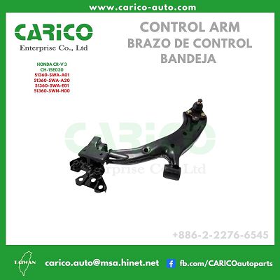 51360 SWA E01｜51360 SWA A20｜51360 SWA A01｜51360 SWN H00｜51360 SWA E11 - Top Carico Autopartes, Taiwán: Piezas de auto, Fabricante