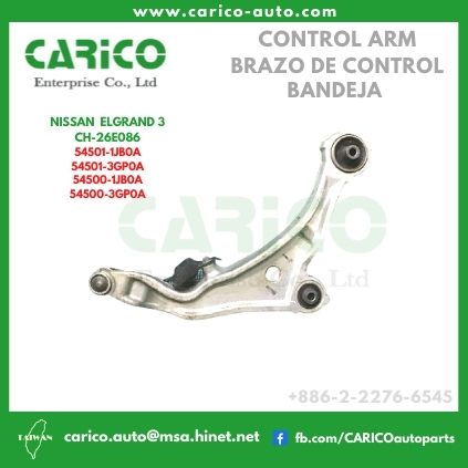 54501 1JB0A｜54501 3GP0A - Top Carico Autopartes, Taiwán: Piezas de auto, Fabricante