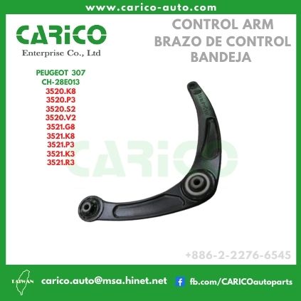 3521 G8｜3521 K8｜3521 P3｜3521 K3｜3521 R3 - Top Carico Autopartes, Taiwán: Piezas de auto, Fabricante