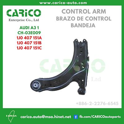 1J0 407 151A｜1J0 407 151B｜1J0 407 151C｜8E0 407 151 M｜8E0 407 151 R - Top Carico Autopartes, Taiwán: Piezas de auto, Fabricante