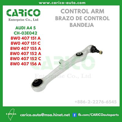 8W0 407 151 A｜8W0 407 151 C｜8W0 407 155 A - Top Carico Autopartes, Taiwán: Piezas de auto, Fabricante