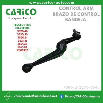 3520 48｜3520 50｜3520 51 - Top Carico Autopartes, Taiwán: Piezas de auto, Fabricante