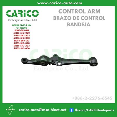 51355 SH3 010｜51355 SH3 020｜51365 SH3 A03｜51355 SH3 000 - Top Carico Autopartes, Taiwán: Piezas de auto, Fabricante