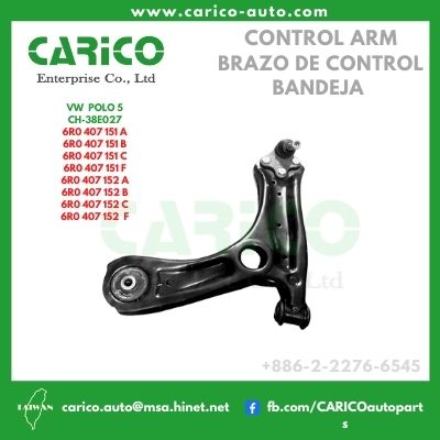 1R0 407 152A｜6R0 407 152 B｜6R0 407 152 C｜6R0 407 152 F - Top Carico Autopartes, Taiwán: Piezas de auto, Fabricante