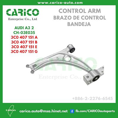 3C0 407 151 A｜3C0 407 151 B｜3C0 407 151 E｜3C0 407 151 G｜3C0 407 151 H｜8J0 407 151 D - Top Carico Autopartes, Taiwán: Piezas de auto, Fabricante