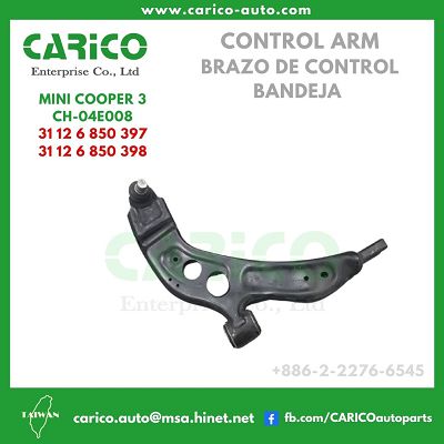 31 12 6 850 398 - Top Carico Autopartes, Taiwán: Piezas de auto, Fabricante