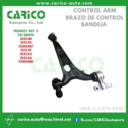 3521 H1｜3521 K2｜3521 K6｜93501488 - Top Carico Autopartes, Taiwán: Piezas de auto, Fabricante