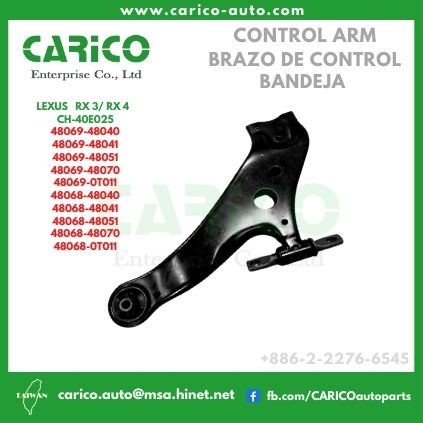 48068 48040｜48068 48041｜48068 48051｜48068 48070｜48068 0T011｜48068 0E050 - Top Carico Autopartes, Taiwán: Piezas de auto, Fabricante