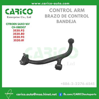 3520 92｜3520 80 - Top Carico Autopartes, Taiwán: Piezas de auto, Fabricante