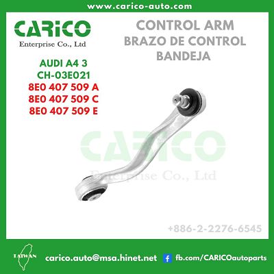 8E0 407 509 A｜8E0 407 509 C｜8E0 407 509 E - Top Carico Autopartes, Taiwán: Piezas de auto, Fabricante