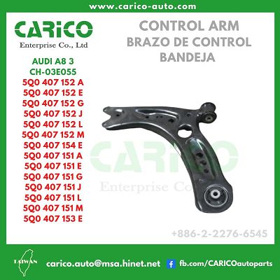 5Q0 407 152 E｜5Q0 407 152 G｜5Q0 407 151 J｜5QM 407 151 A - Top Carico Autopartes, Taiwán: Piezas de auto, Fabricante