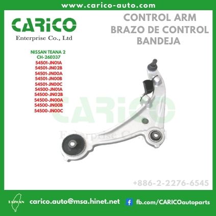 54501 JN01A｜54501 JN02B｜54501 JN00A｜54501 JN00B｜54501 JN00C｜54501 1AA0B - Top Carico Autopartes, Taiwán: Piezas de auto, Fabricante