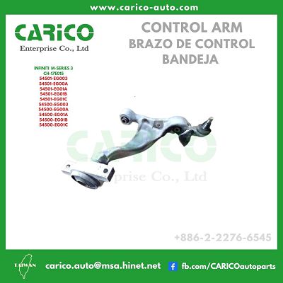 54500 EG003｜54500 EG00A｜54500 EG01A｜54500 EG01B｜54500 EG01C - Top Carico Autopartes, Taiwán: Piezas de auto, Fabricante