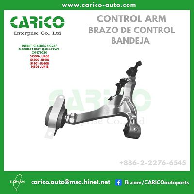 54500 JU40B｜54500 JU41B｜54500 JK01B - Top Carico Autopartes, Taiwán: Piezas de auto, Fabricante