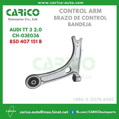 8S0 407 151 B - Top Carico Autopartes, Taiwán: Piezas de auto, Fabricante