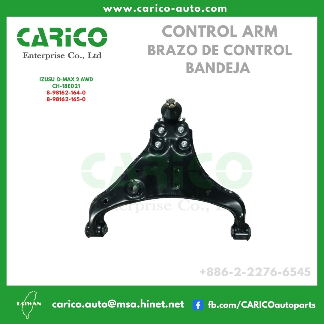 8 98162 165 0 - Top Carico Autopartes, Taiwán: Piezas de auto, Fabricante