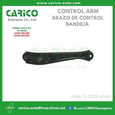 52350 S04 000｜52360 S04 000 - Top Carico Autopartes, Taiwán: Piezas de auto, Fabricante