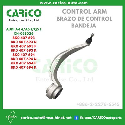 8K0 407 693 N｜8K0 407 693 F｜8K0 407 693 K - Top Carico Autopartes, Taiwán: Piezas de auto, Fabricante