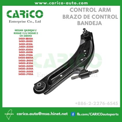 54501 BB00A｜54501 JD000｜54501 JE20A｜54501 JG000｜54501 JG00A｜54501 JG00B｜54501 JY00A - Top Carico Autopartes, Taiwán: Piezas de auto, Fabricante