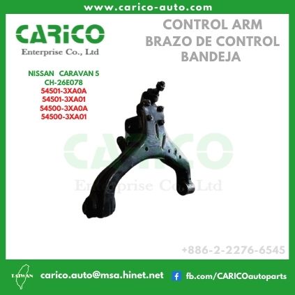 54500 3XA0A｜54500 3XA01 - Top Carico Autopartes, Taiwán: Piezas de auto, Fabricante