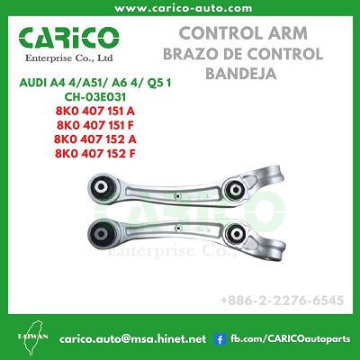 8K0 407 151 A｜8K0 407 151 F - Top Carico Autopartes, Taiwán: Piezas de auto, Fabricante