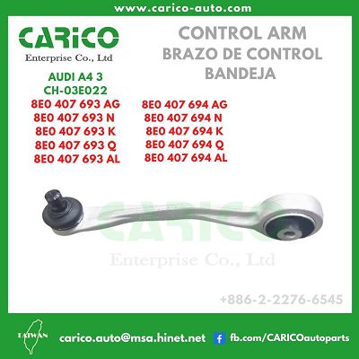 8E0 407 694 AG｜8E0 407 693 N｜8E0 407 694 K - Top Carico Autopartes, Taiwán: Piezas de auto, Fabricante