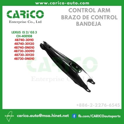 48740 30110｜48740 30120｜48740 0N010 - Top Carico Autopartes, Taiwán: Piezas de auto, Fabricante