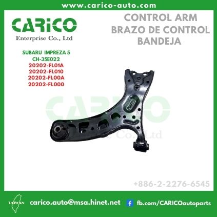 20202 FL000｜20202 FL00A - Top Carico Autopartes, Taiwán: Piezas de auto, Fabricante