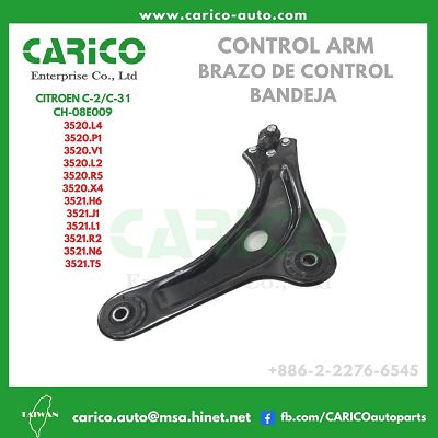 3521 H6｜3521 J1｜3521 L1｜3521 R2｜3521 N6｜3521 T5 - Top Carico Autopartes, Taiwán: Piezas de auto, Fabricante