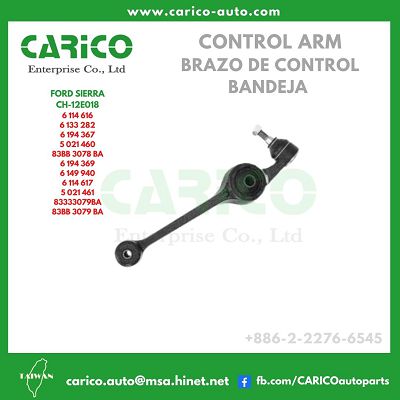 6 114 616｜6 133 282｜6 194 367｜5 021 460｜83BB 3078 BA - Top Carico Autopartes, Taiwán: Piezas de auto, Fabricante