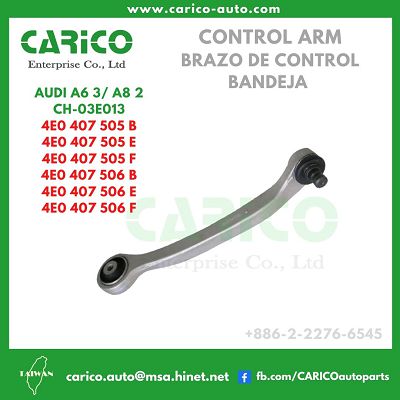 4E0 407 505 B｜4E0 407 505 E｜4E0 407 505 F - Top Carico Autopartes, Taiwán: Piezas de auto, Fabricante