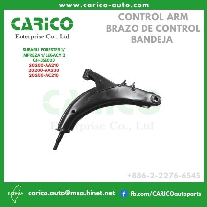 20200 AA200｜20200 AA220｜20200 AC200F - Top Carico Autopartes, Taiwán: Piezas de auto, Fabricante