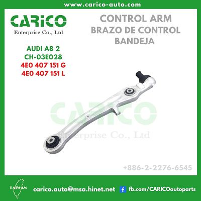 4E0 407 151 G｜4E0 407 151 L - Top Carico Autopartes, Taiwán: Piezas de auto, Fabricante