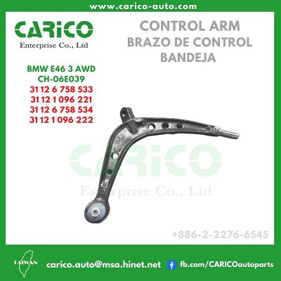 31 12 6 758 534｜31 12 1 096 222 - Top Carico Autopartes, Taiwán: Piezas de auto, Fabricante