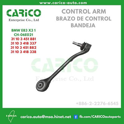 31 10 3 451 881|31 10 3 418 337|31 12 6 769 703|31 12 6 769 797|31 12 6 769 801|31 12 2 405 861 - Top Carico Autopartes, Taiwán: Piezas de auto, Fabricante