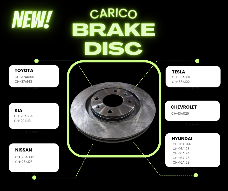 New Brake Disc of 6 cars