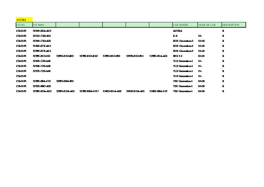 LATERAL LINK_PM us for more product list